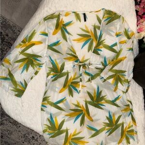 2 x 20$ Floral Print Women's Tunic Top Size S/M